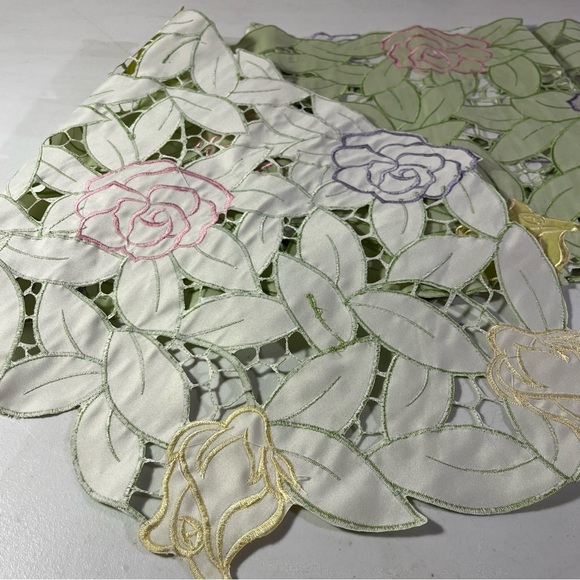 Springtime Embroidered Table-Top Runner - Picture 13 of 13